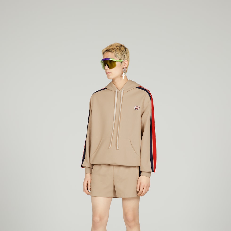 グッチ メンズ ウェアジャージー フーデッド スウェットシャツ | GUCCI公式