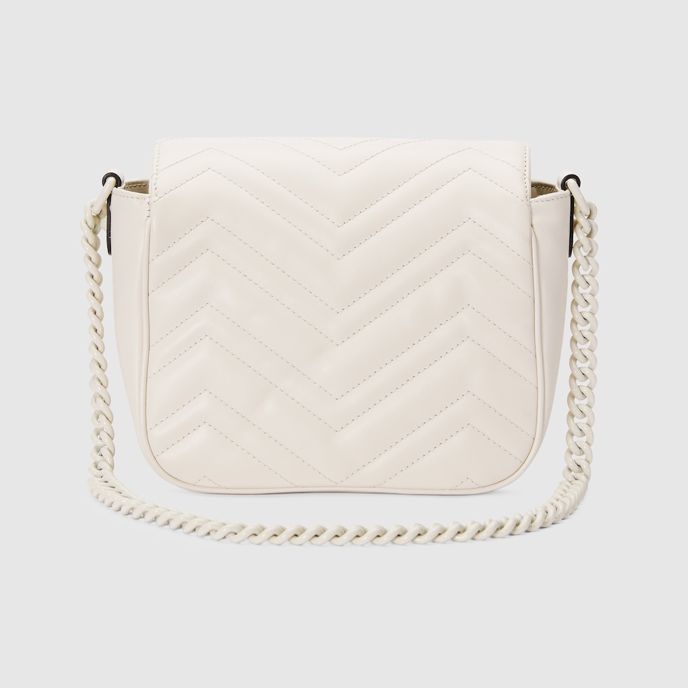 BOLSA GUCCI CALFSKIN MARMONT MATELASSE MEDIA OFF WHITE