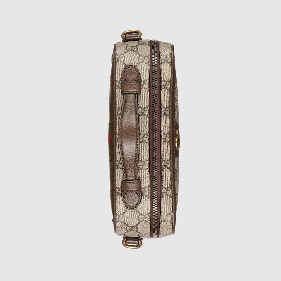 バッグ GUCCI GUCCI GG Supreme Monogram Web Messenger Bag Black 368980