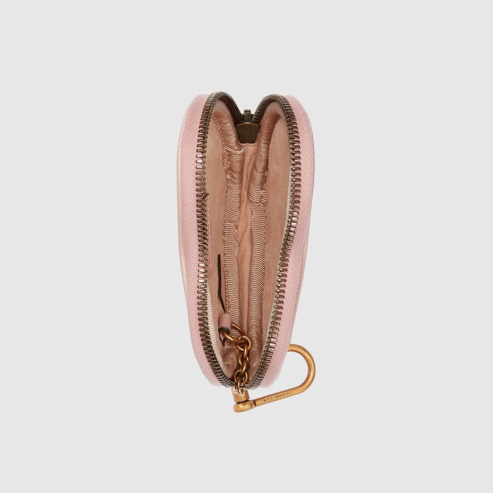 ダブルG ハートシェイプコインケース ・“GUCCI”付き ウィメンズ