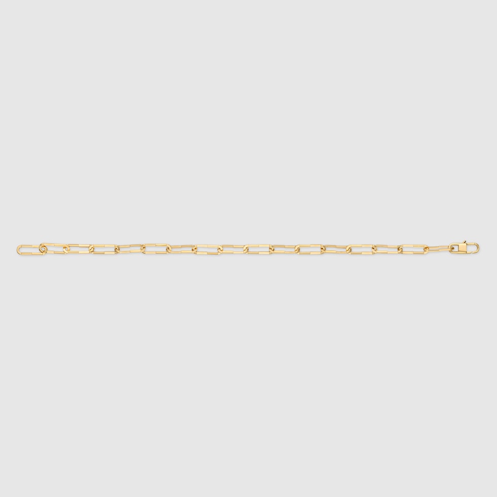 Gucci Link to Love 18k bracelet in 18k yellow gold | GUCCI® US