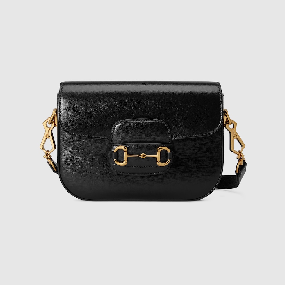Black leather mini bag 2025
