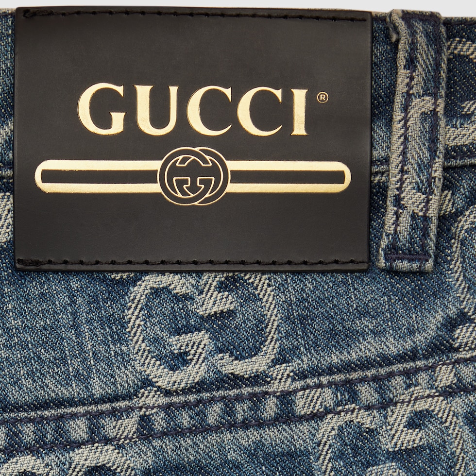 GUCCI GGロゴデニムパンツ ネイビー 623953_XDB7H_4632_007_100_0000