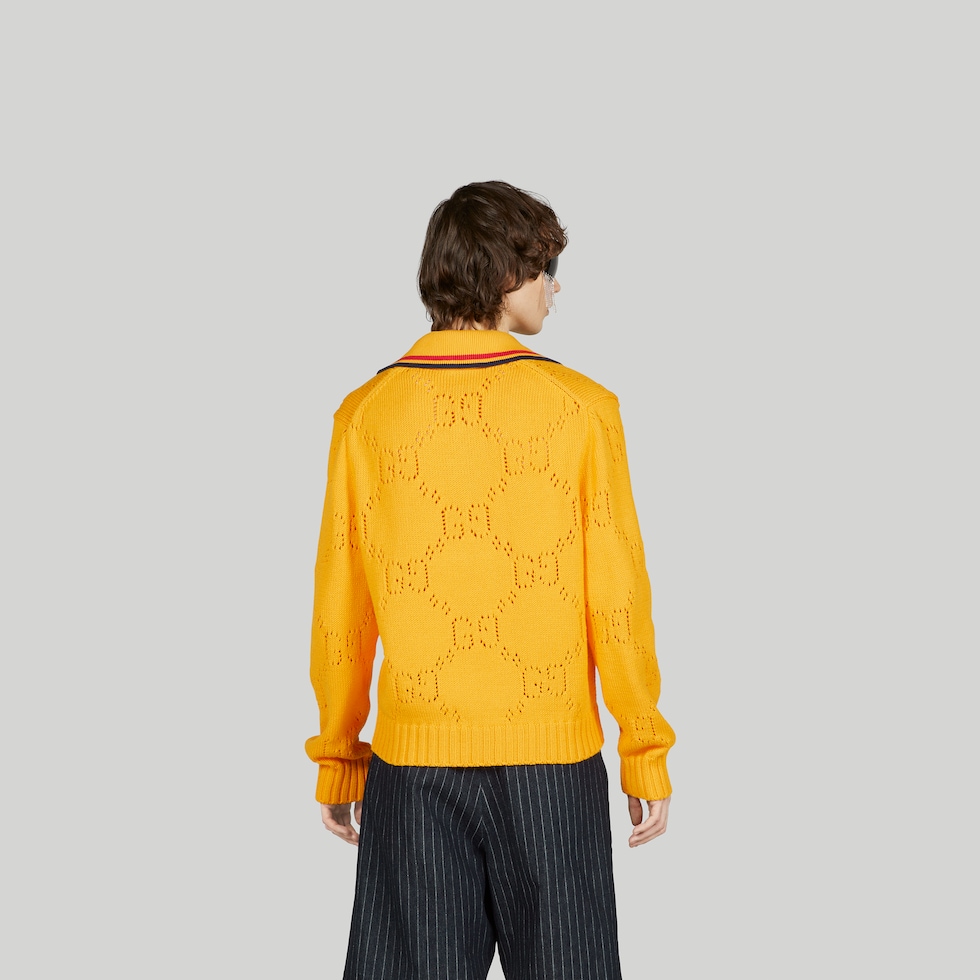 Gucci top yellow sweater