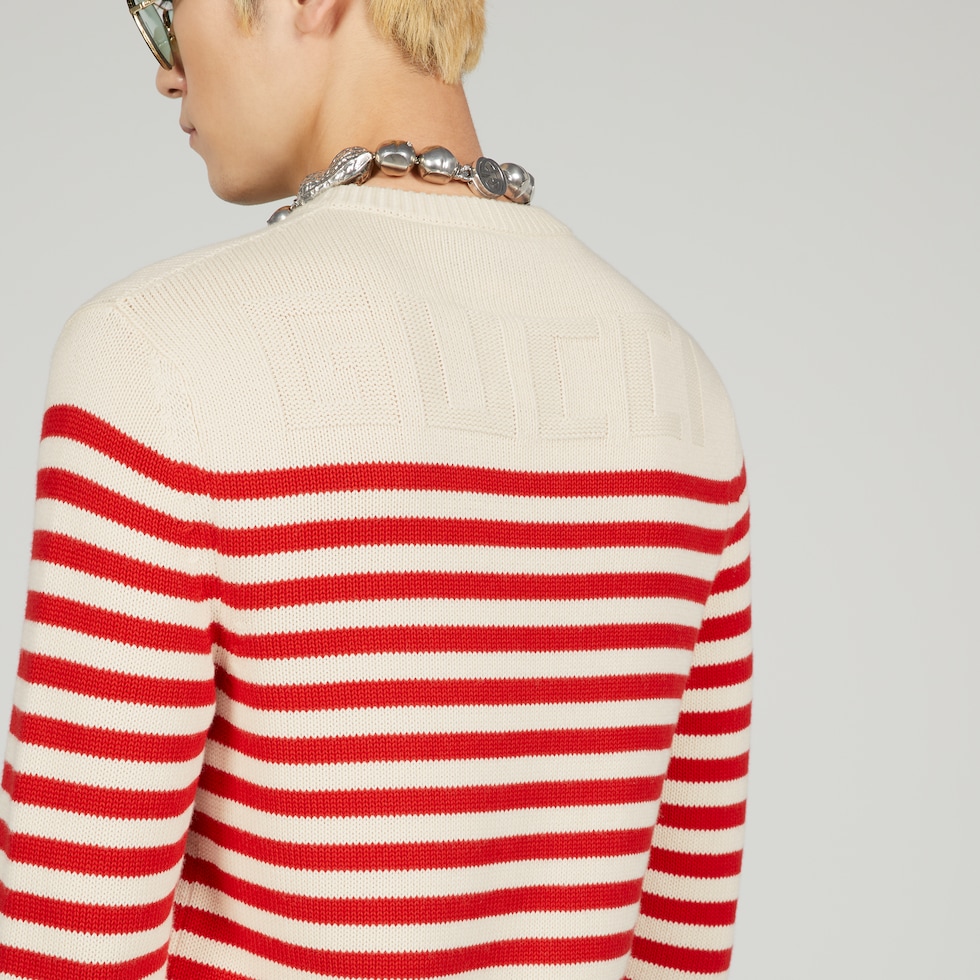 Gucci stripe outlet jumper