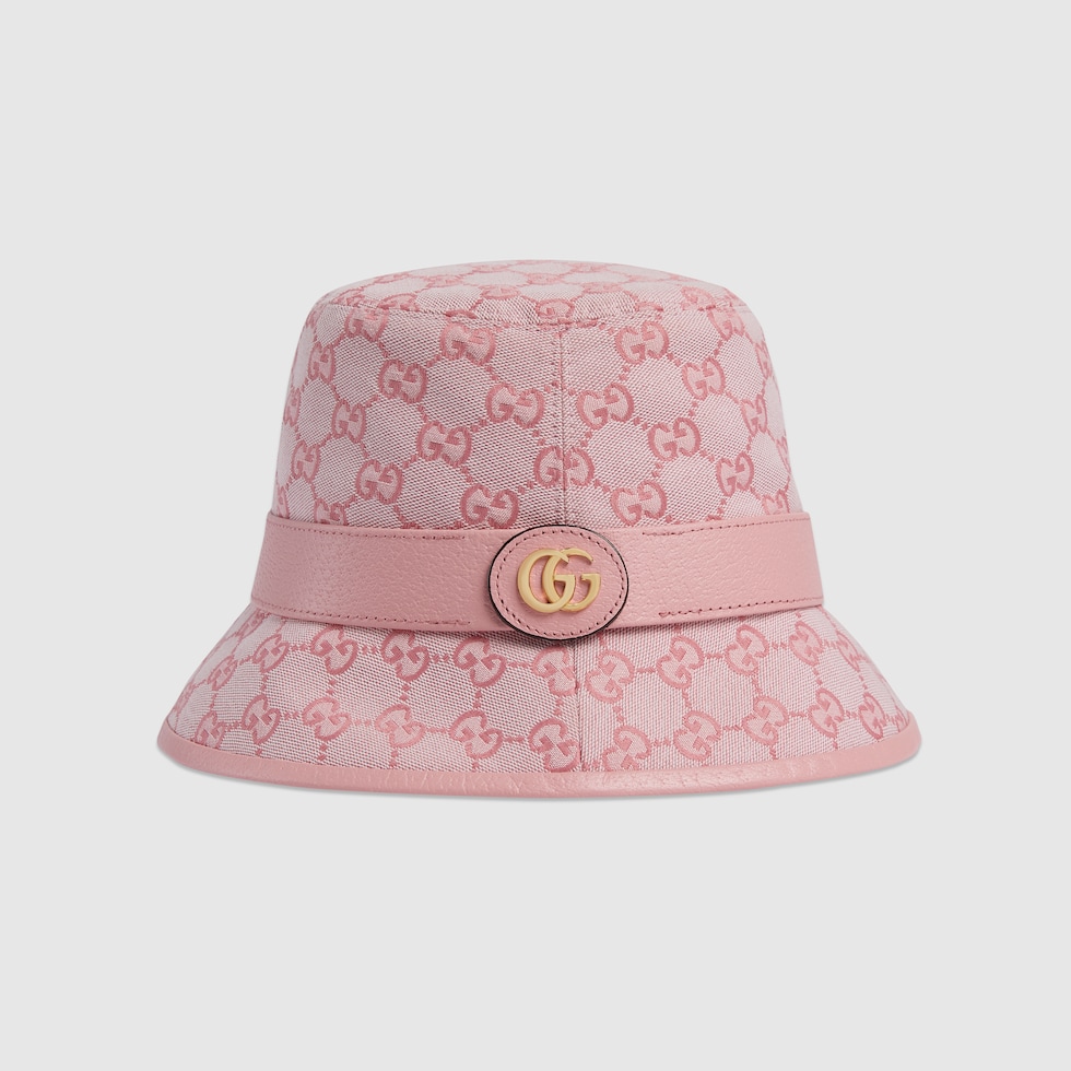 Vintage Gucci Web Sherry Line G Monogram Canvas Bucket Hat