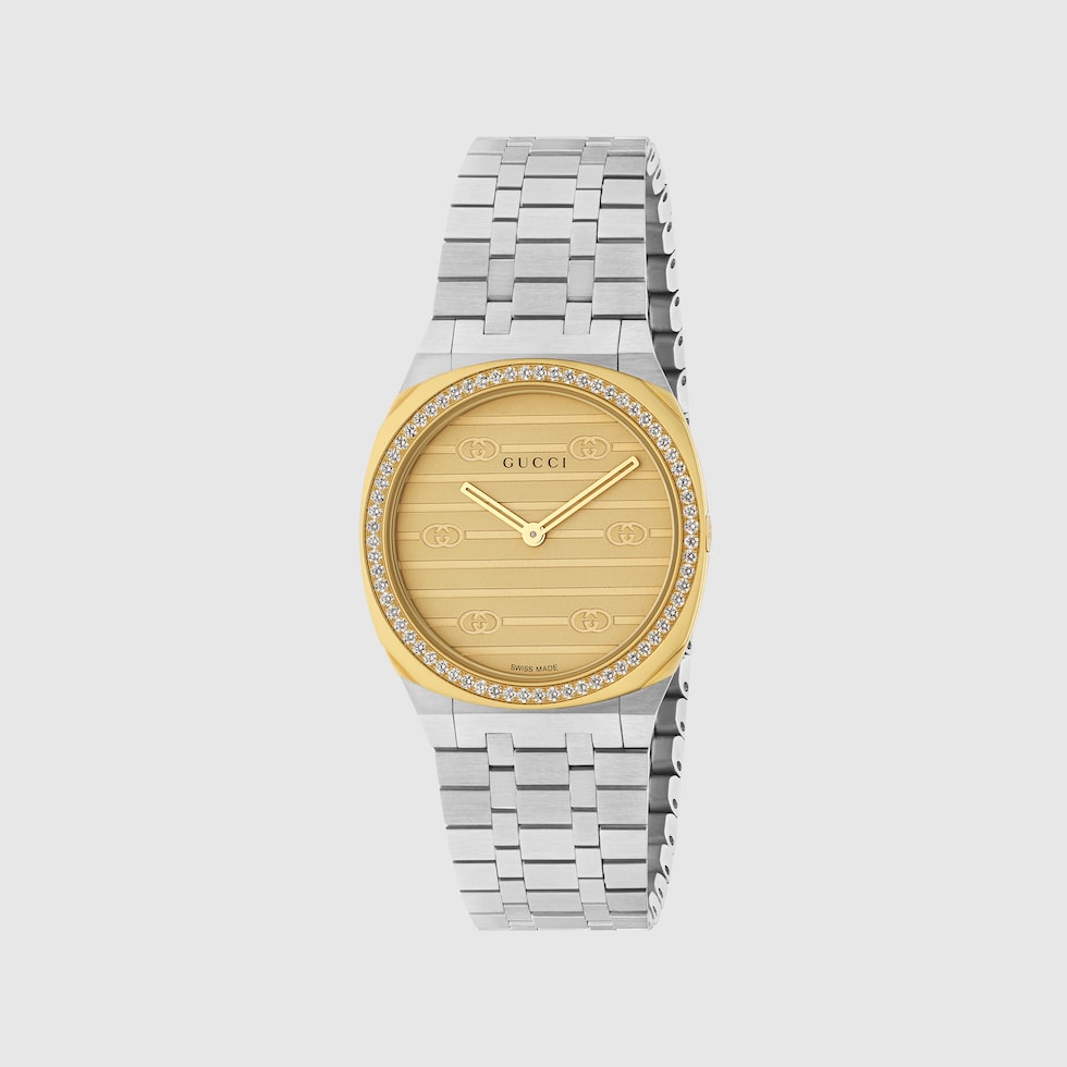 GUCCI 25H watch, 30mm in steel | GUCCI® US