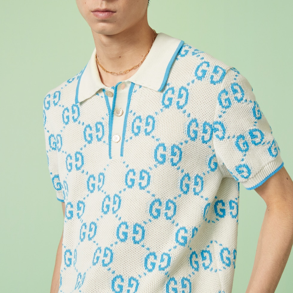 Gucci Monogram GG Polo Shirt