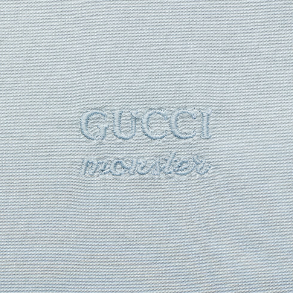 Baby blue gucci outlet shirt