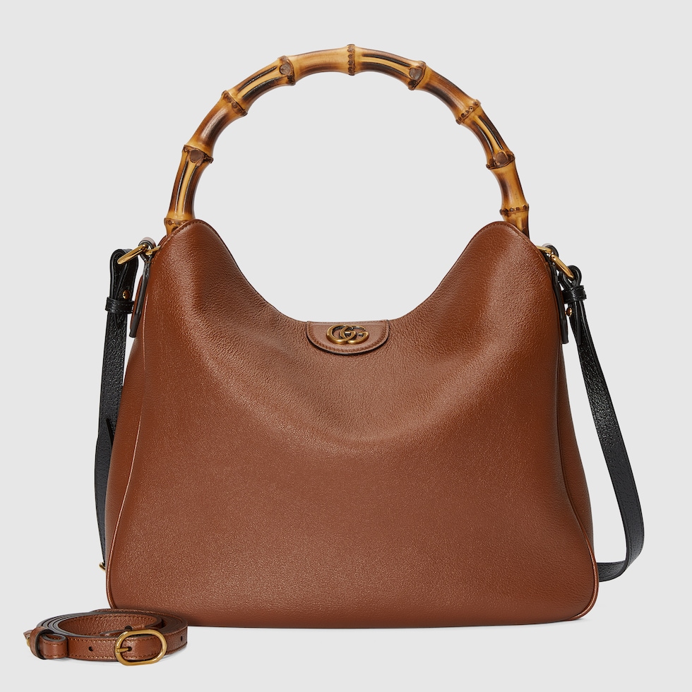 bolsa gucci color cafe