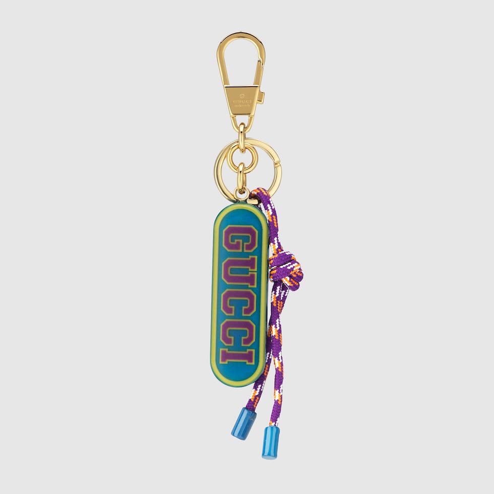 Gucci keychain in gold-toned metal | GUCCI® 香港