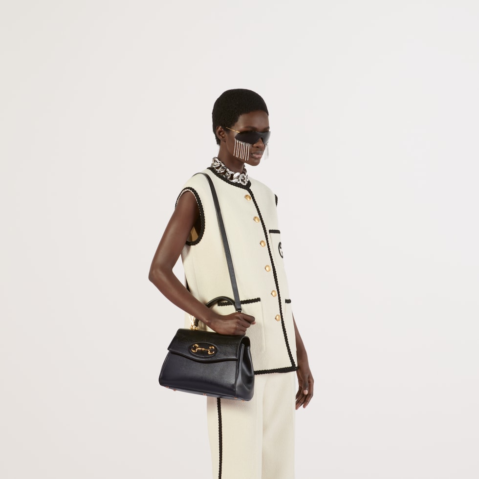 Gucci 1955 horsebit hotsell medium top handle bag