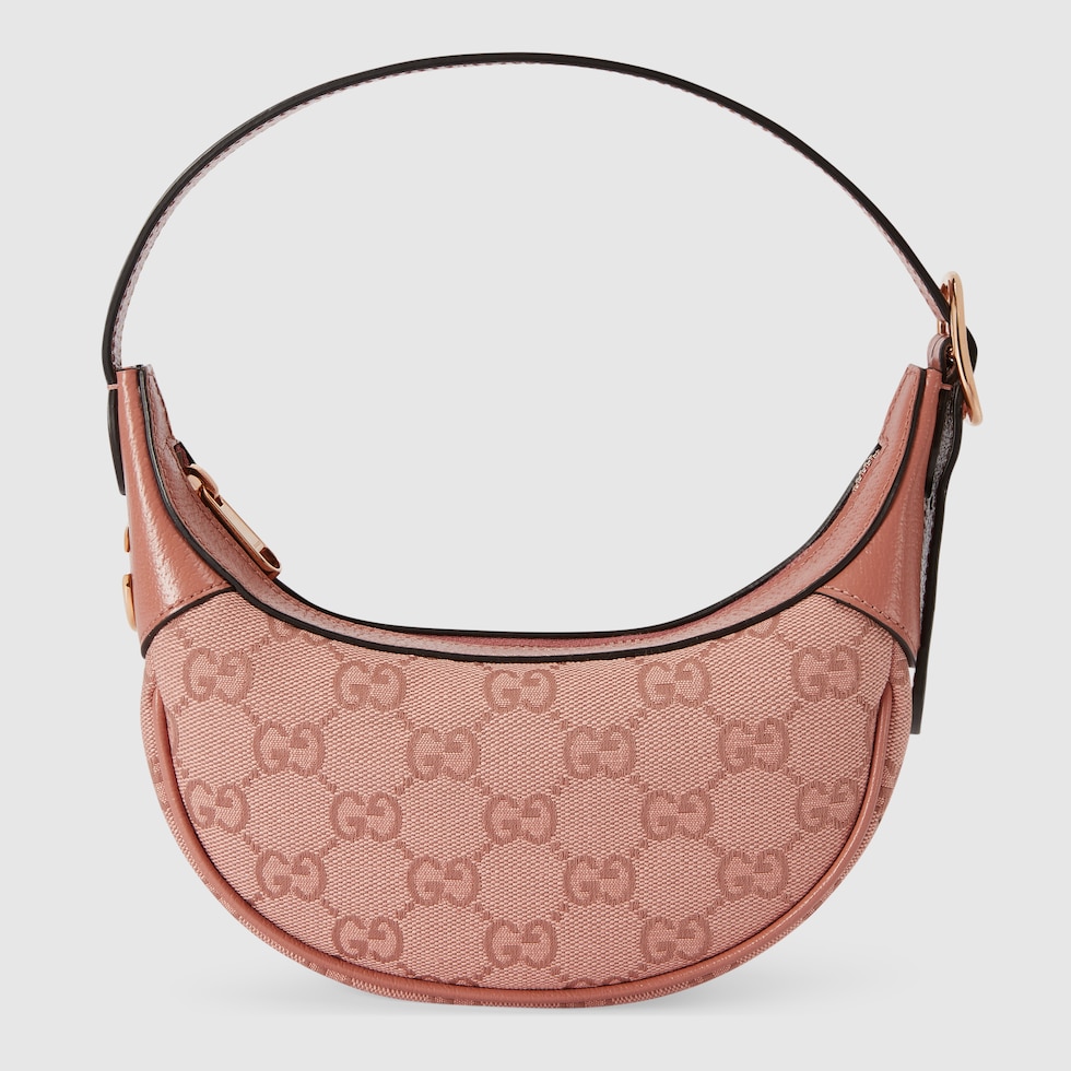 Ophidia mini bag in pink canvas | GUCCI® SG
