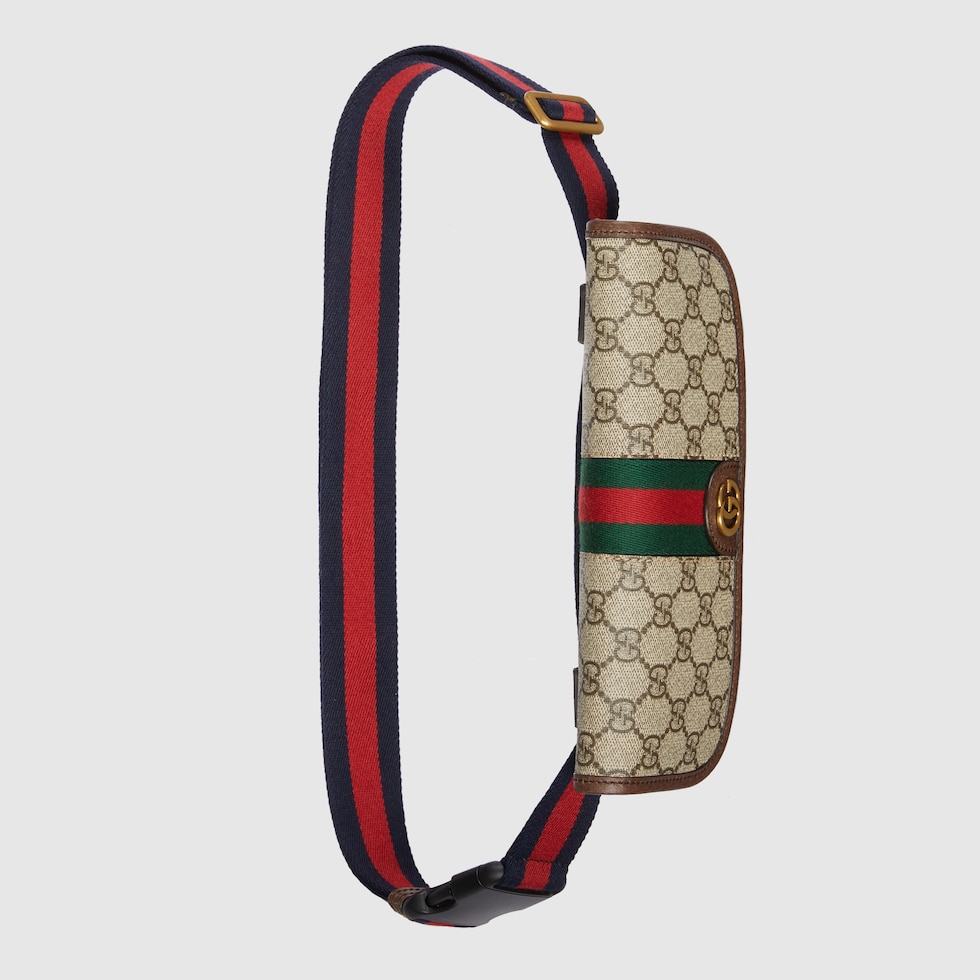 【GUCCI】GG OPHIDIA BELT BAG Ophidia small belt bag in beige and ebony Supreme | GUCCI® US