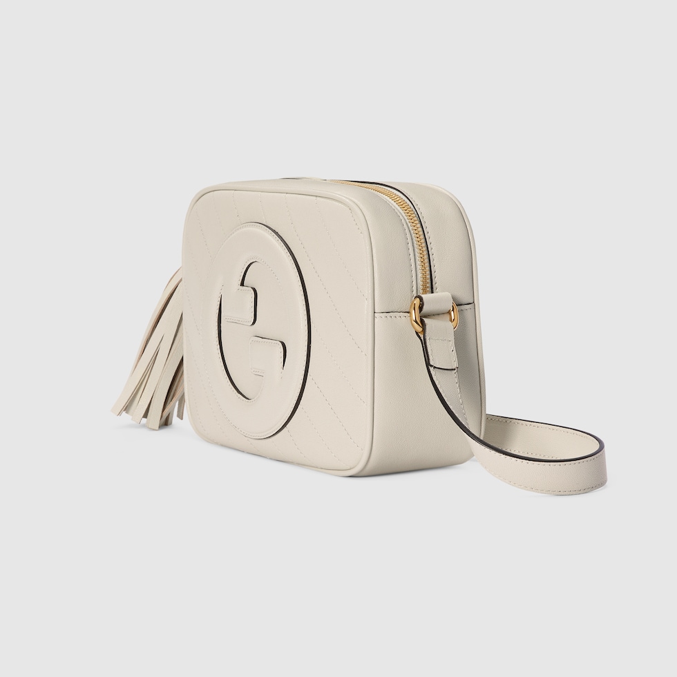 最前線の 【美品】GUCCI グッチ レザー 白 ショルダーバッグ