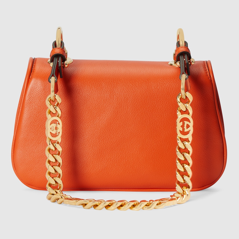 【関税&送料込】Gucci Caramel Leather Gucci Blondie Shoulder Gucci Blondie medium top handle bag in brown leather | GUCCI® CA