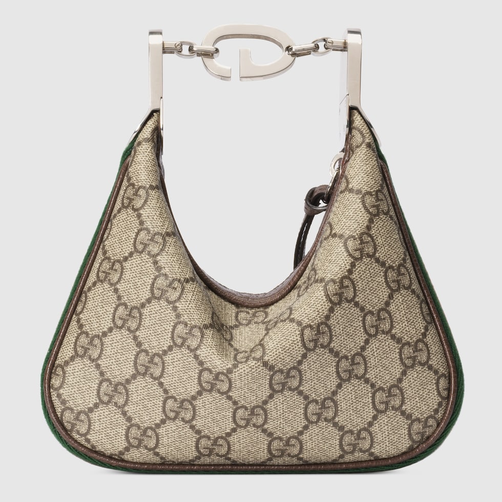 3*9様 GUCCI Children's printed GG tote bag in beige and dark brown