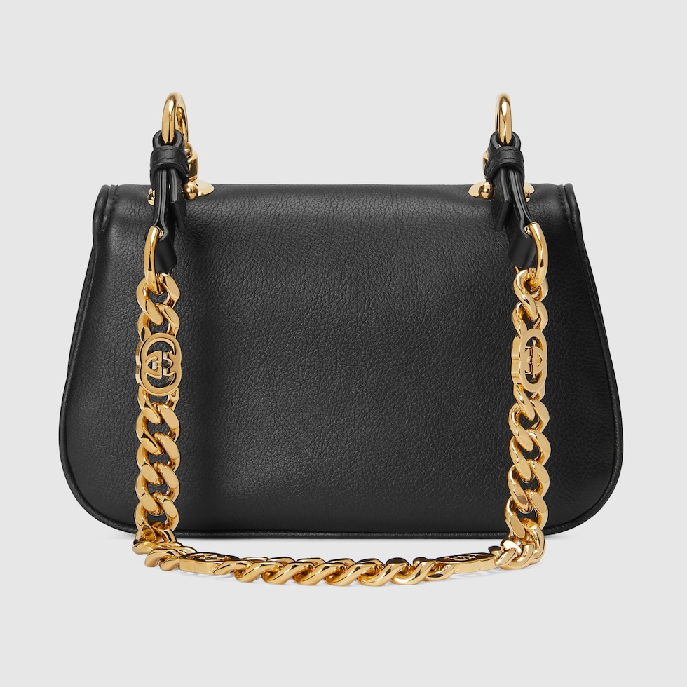 Gucci Blondie Mini Shoulder Bag Pink Leather