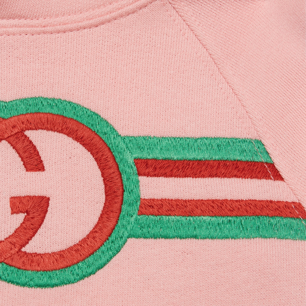 Sudadera rosa sales gucci
