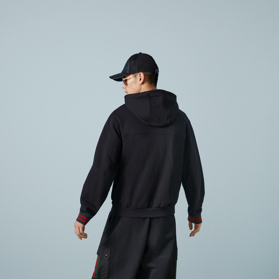 GUCCI＊Cotton jersey hooded コットンフーディー＊送料込 752187_XJFQV_1043_011_100_0000