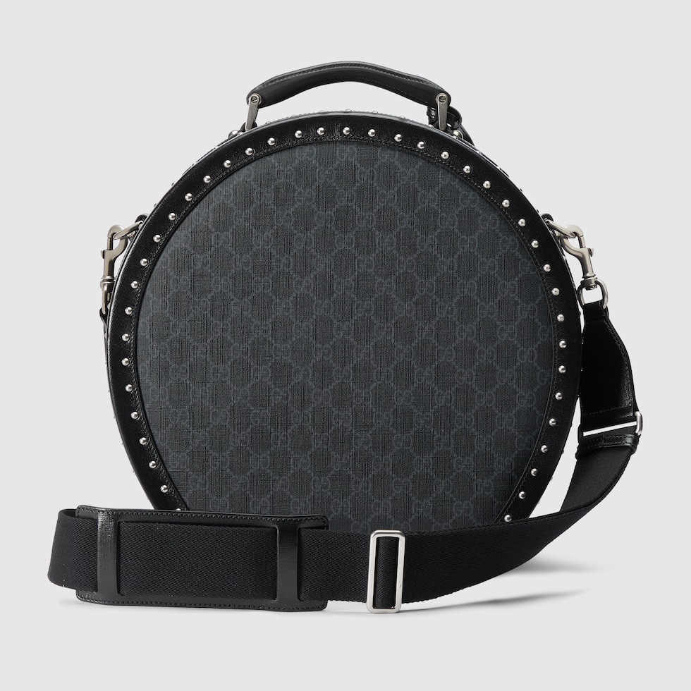 GG スモール ハットケース ・ブラック GGスプリーム キャンバス