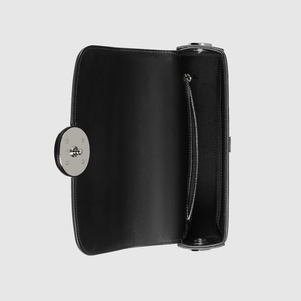 GUCCI｜TOTEBAGS (739722 AABSG 1000) WMNS) Gucci Petite GG Small Shoulder Bag 'Black' 739721