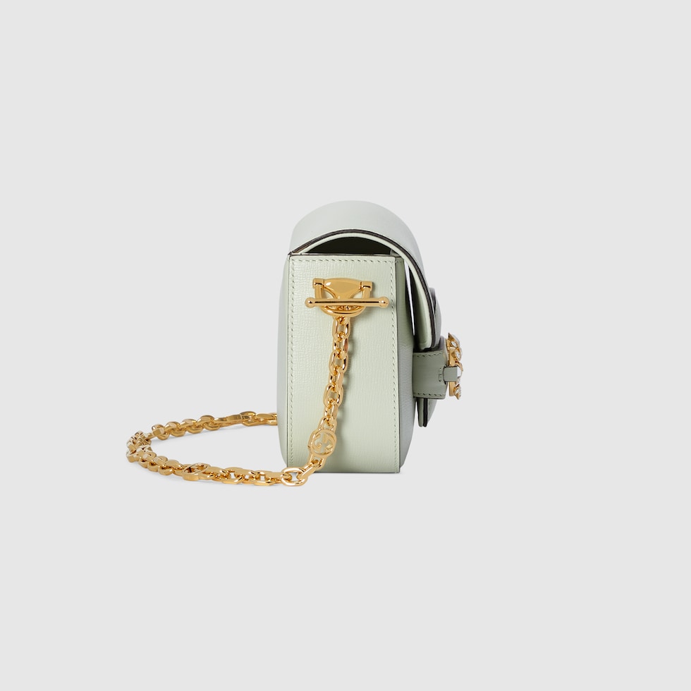 Gucci Horsebit 1955 small shoulder bag in mint green leather