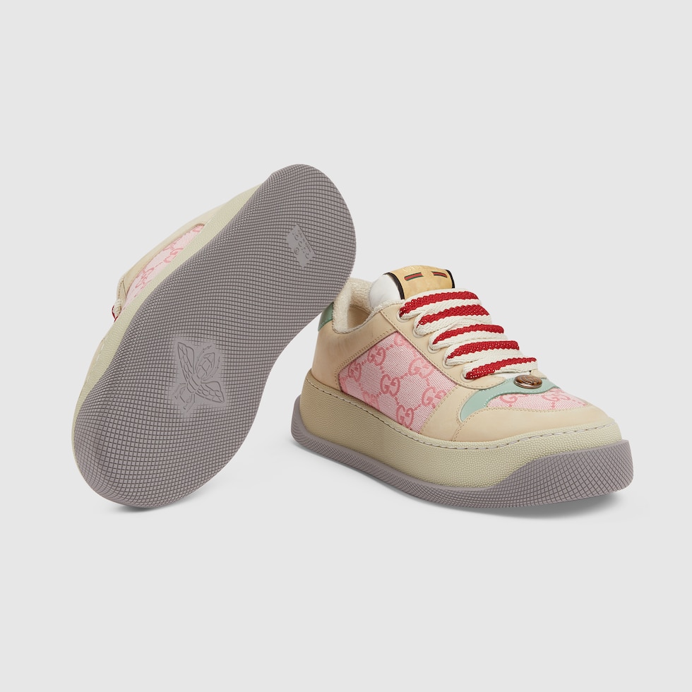 Gucci hot sale pink trainers