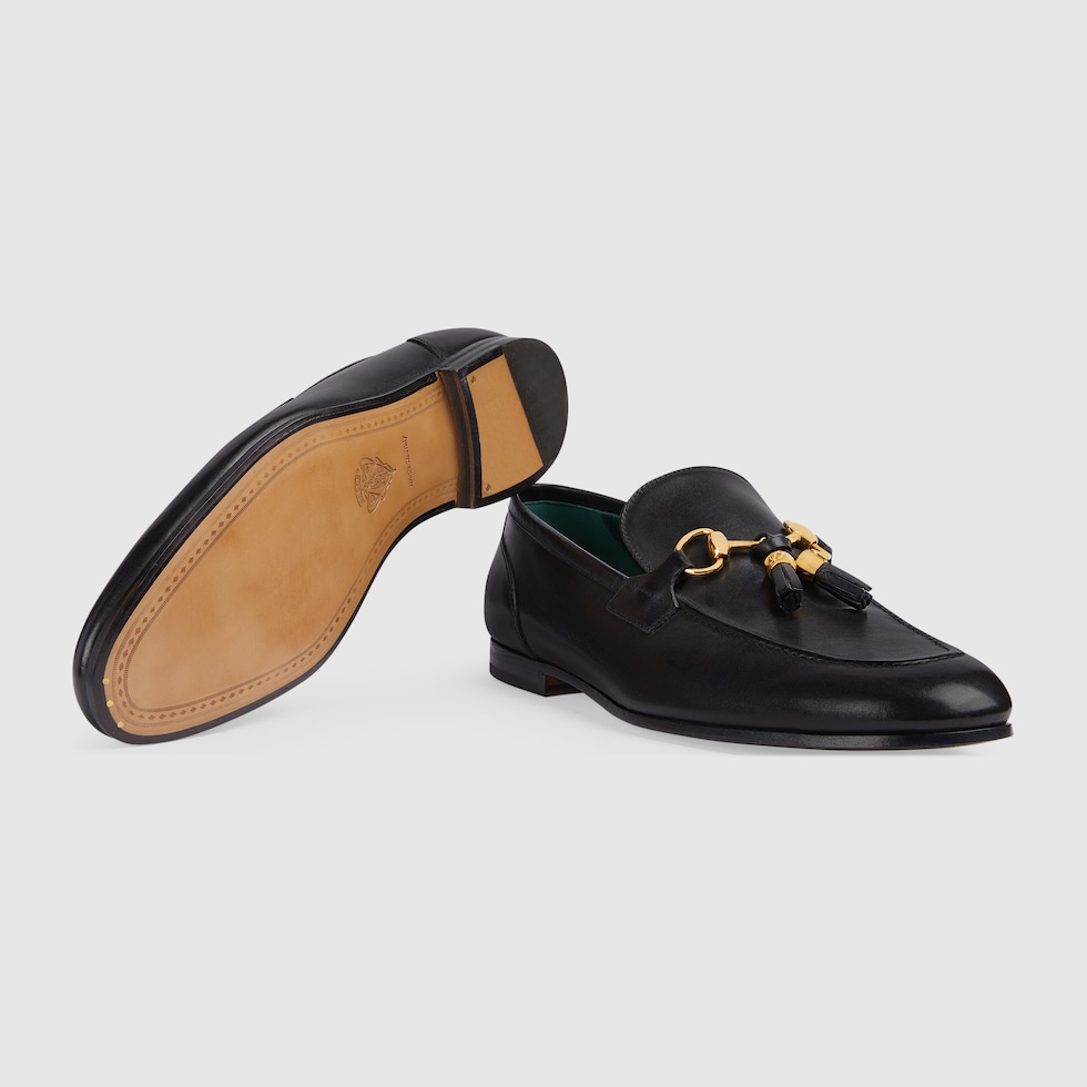 Men s Gucci Jordaan loafer in black leather GUCCI Canada