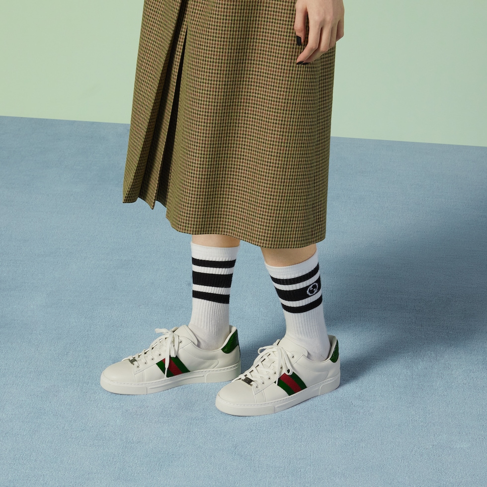 スニーカー Gucci Ace Sneakers With Web Detail s-l400.jpg