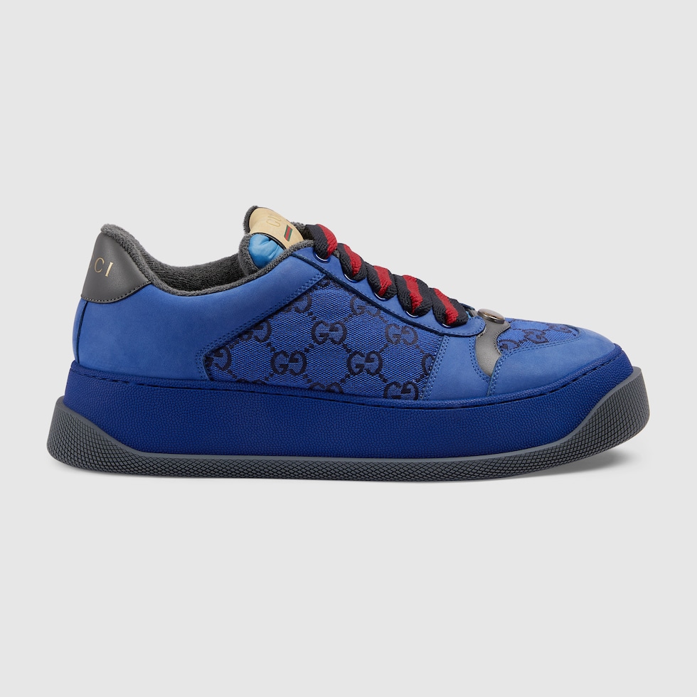 Gucci discount tenis azules