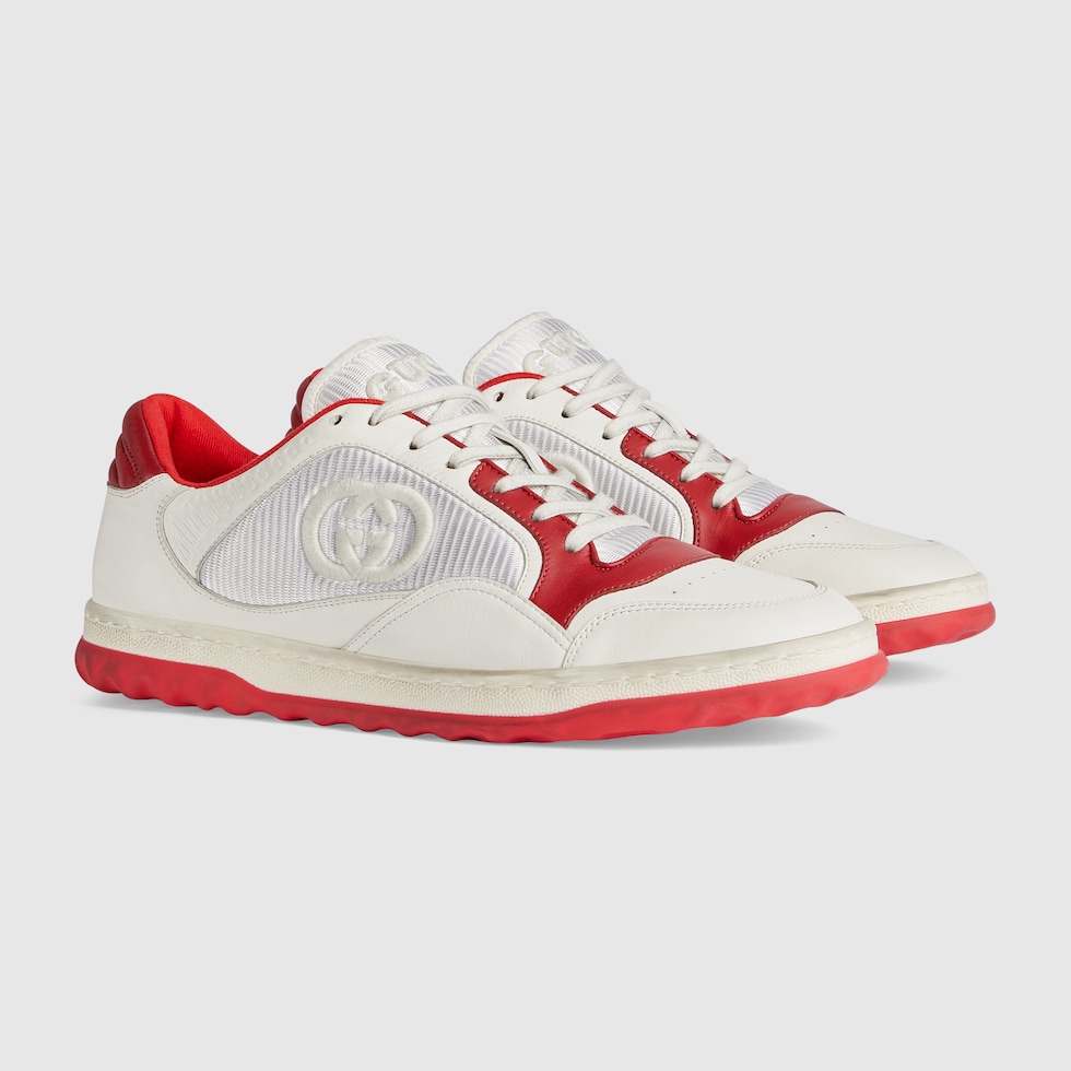 Red best sale gucci trainers