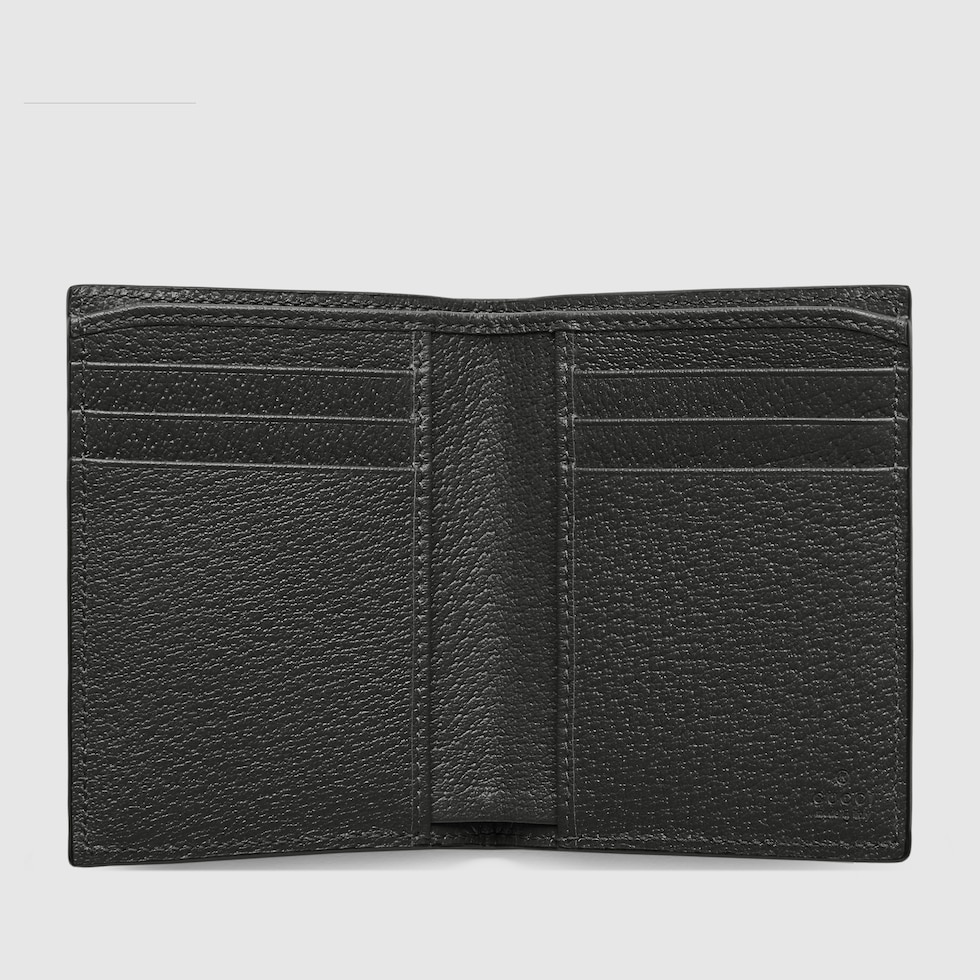 Ophidia GG wallet in grey and black Supreme | GUCCI® US