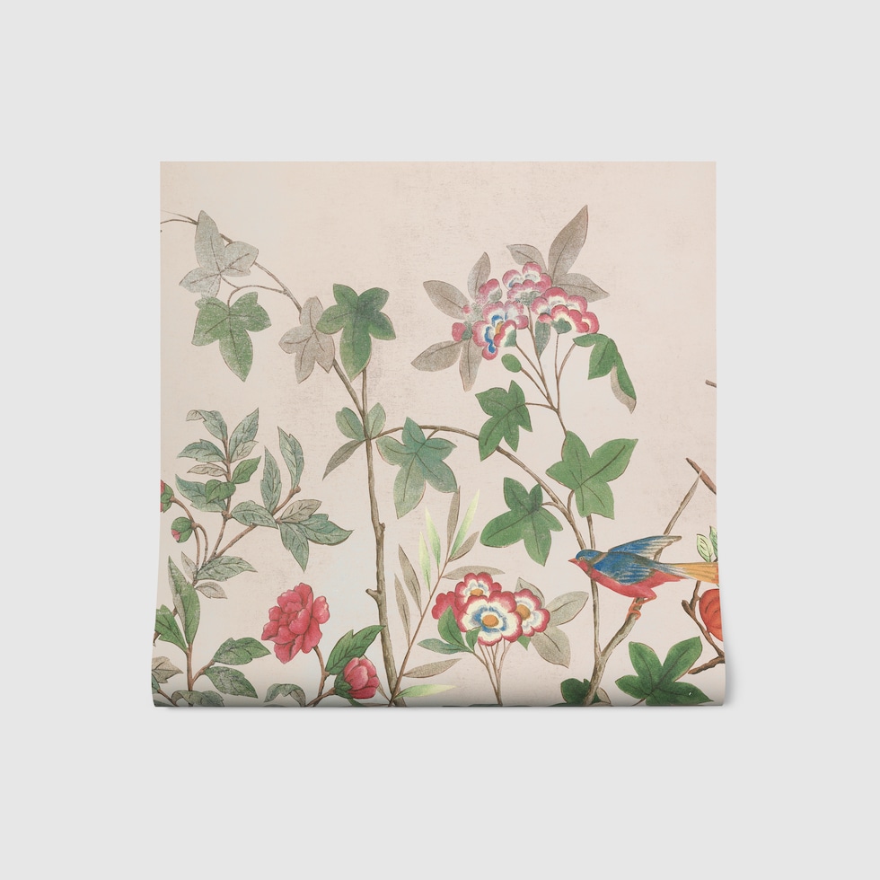 Tian print wallpaper in beige tian print | GUCCI® US