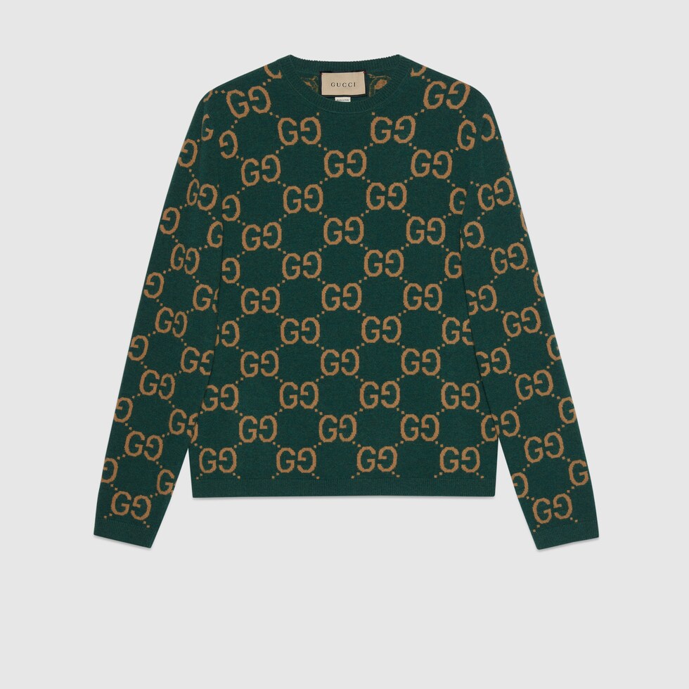 まとめ売り ◆Gucci(グッチ)ジャカード半袖Gセーター