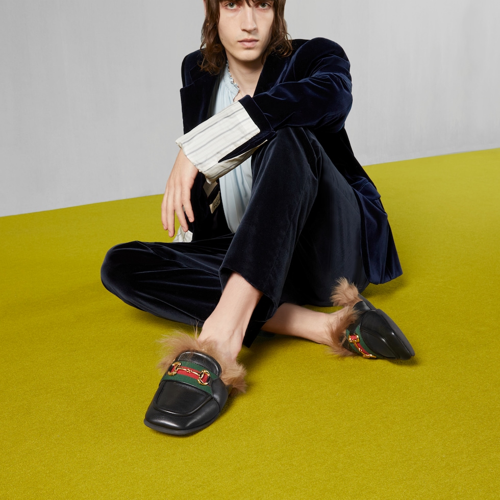 Slippers gucci hombre hotsell