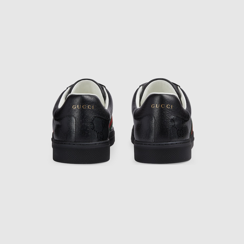 Gucci ace gg supreme hot sale black