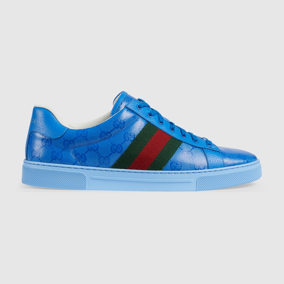 Gucci navy sales sneakers