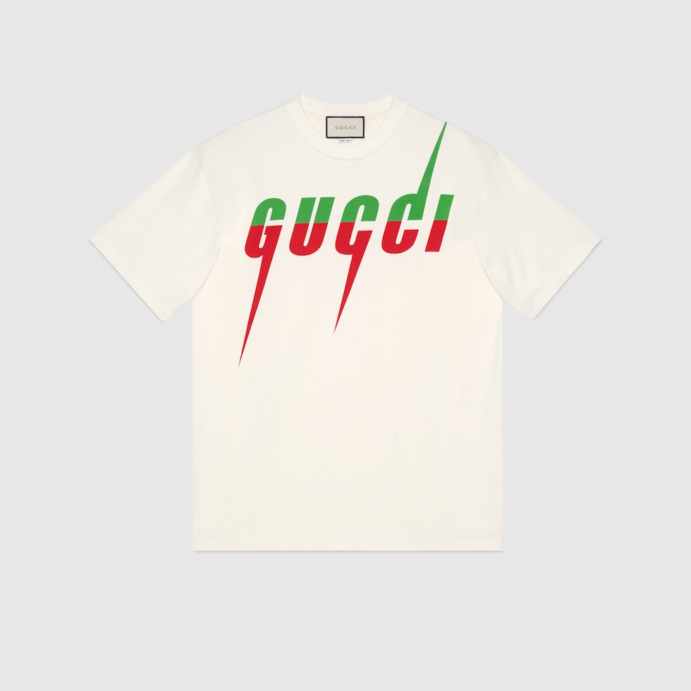 Gucci lightning store t shirt