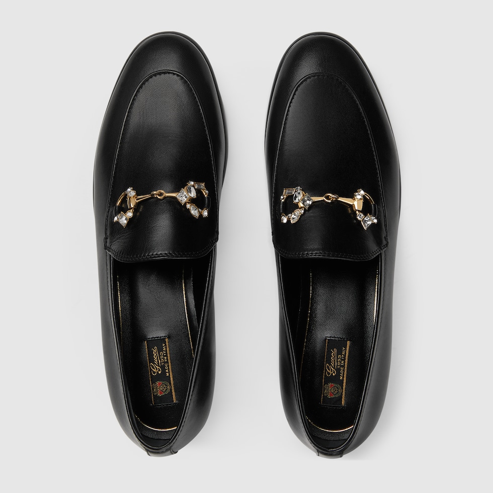 Women s Gucci Jordaan loafer in black leather GUCCI UK