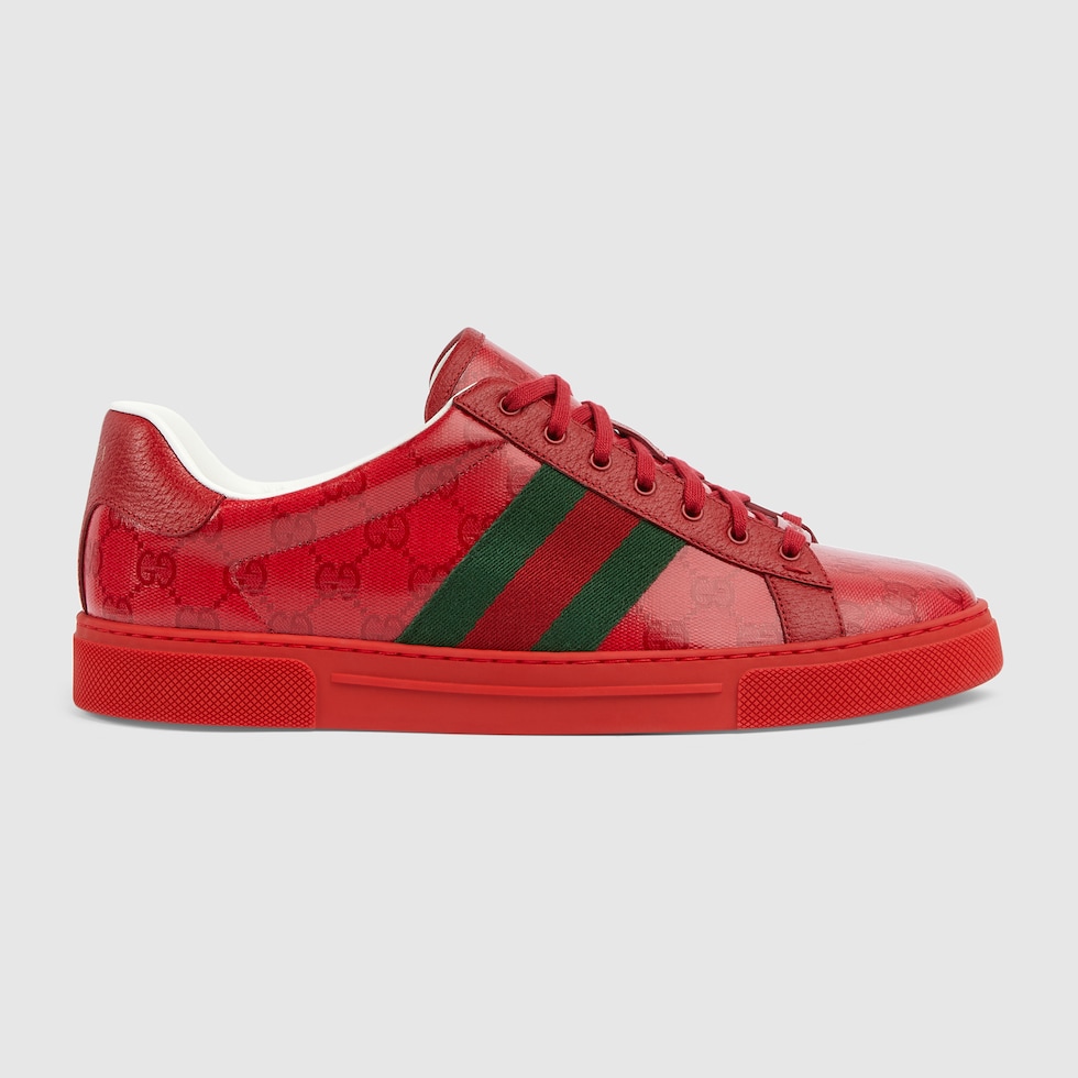 Mens pink store gucci shoes