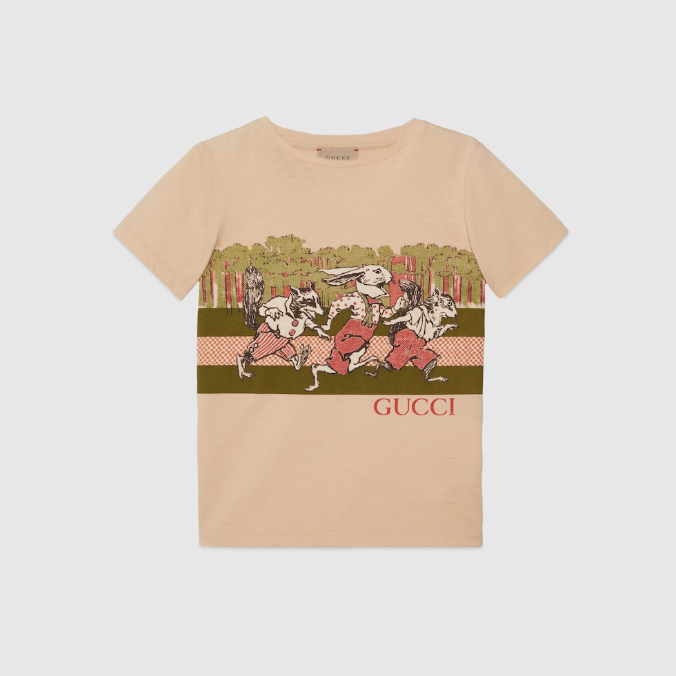 Gucci tiger print store shirt