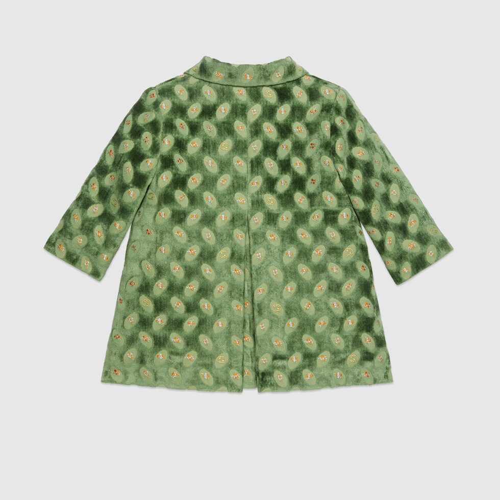 Gucci floral sales coat