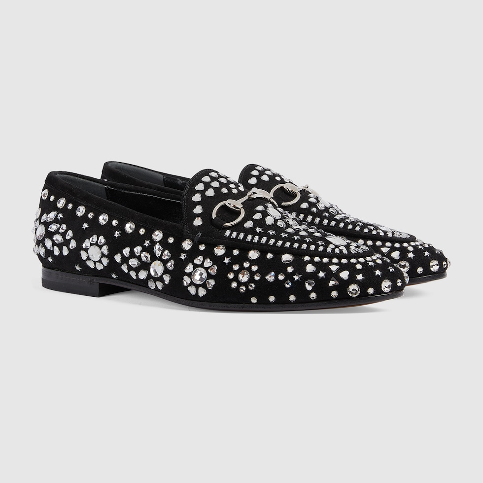 Gucci online studded loafers