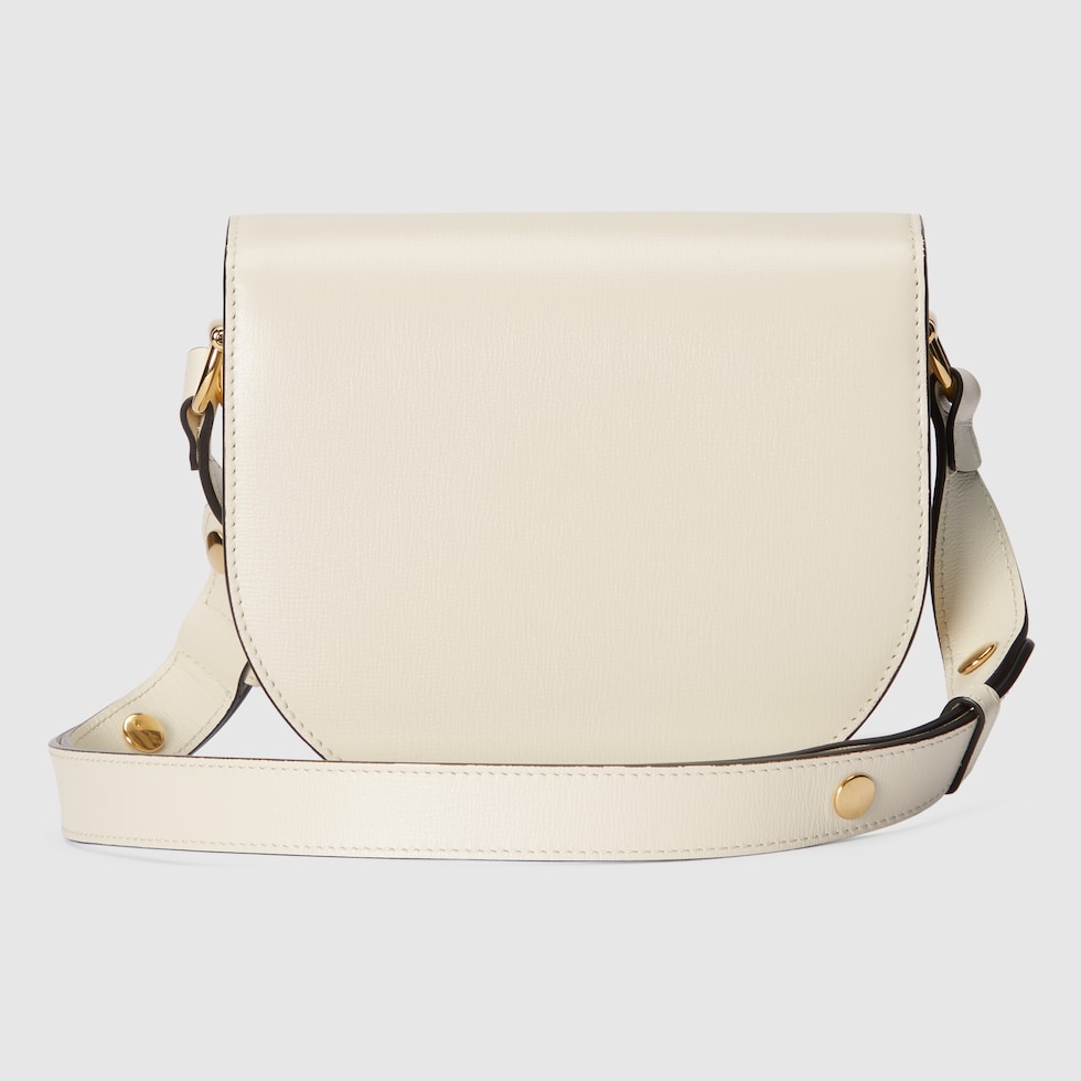 Gucci Horsebit 1955 mini shoulder bag in beige and ebony GG