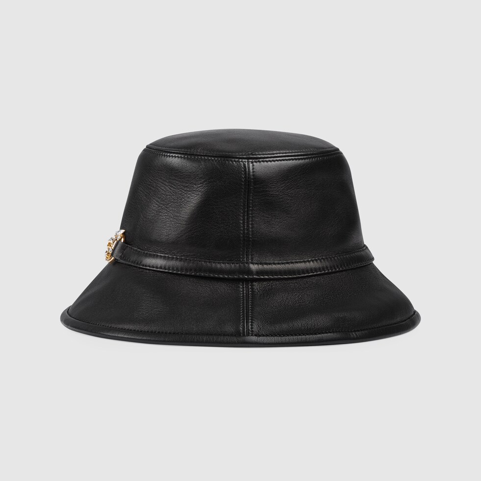Gucci leather clearance bucket hat