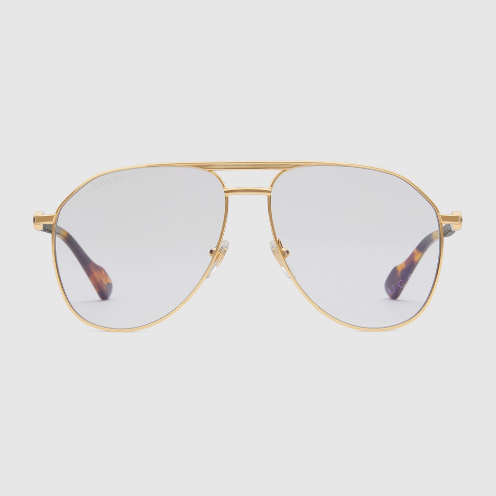 Aviator glasses on sale gucci