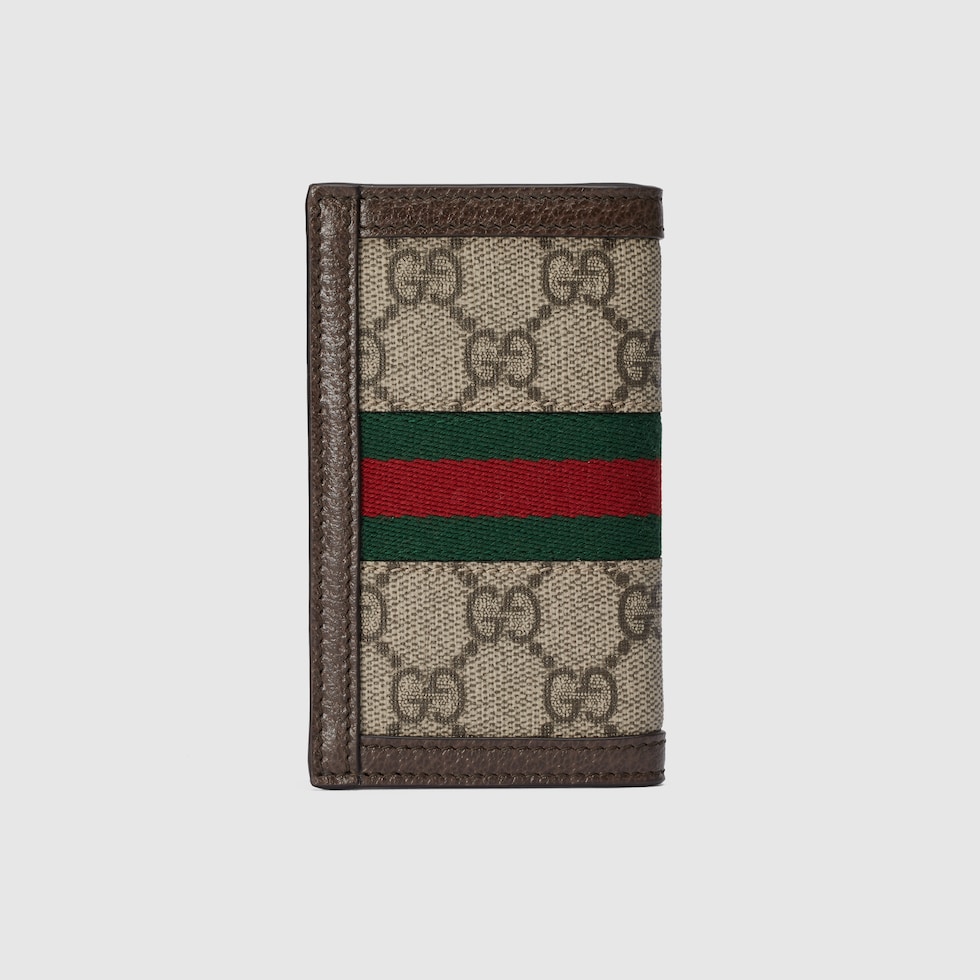 ヘアアクセサリー GUCCI Ophidia card holder in beige/ebony GG Supreme fabric Ophidia card case in beige and brown GG Supreme | GUCCI® US