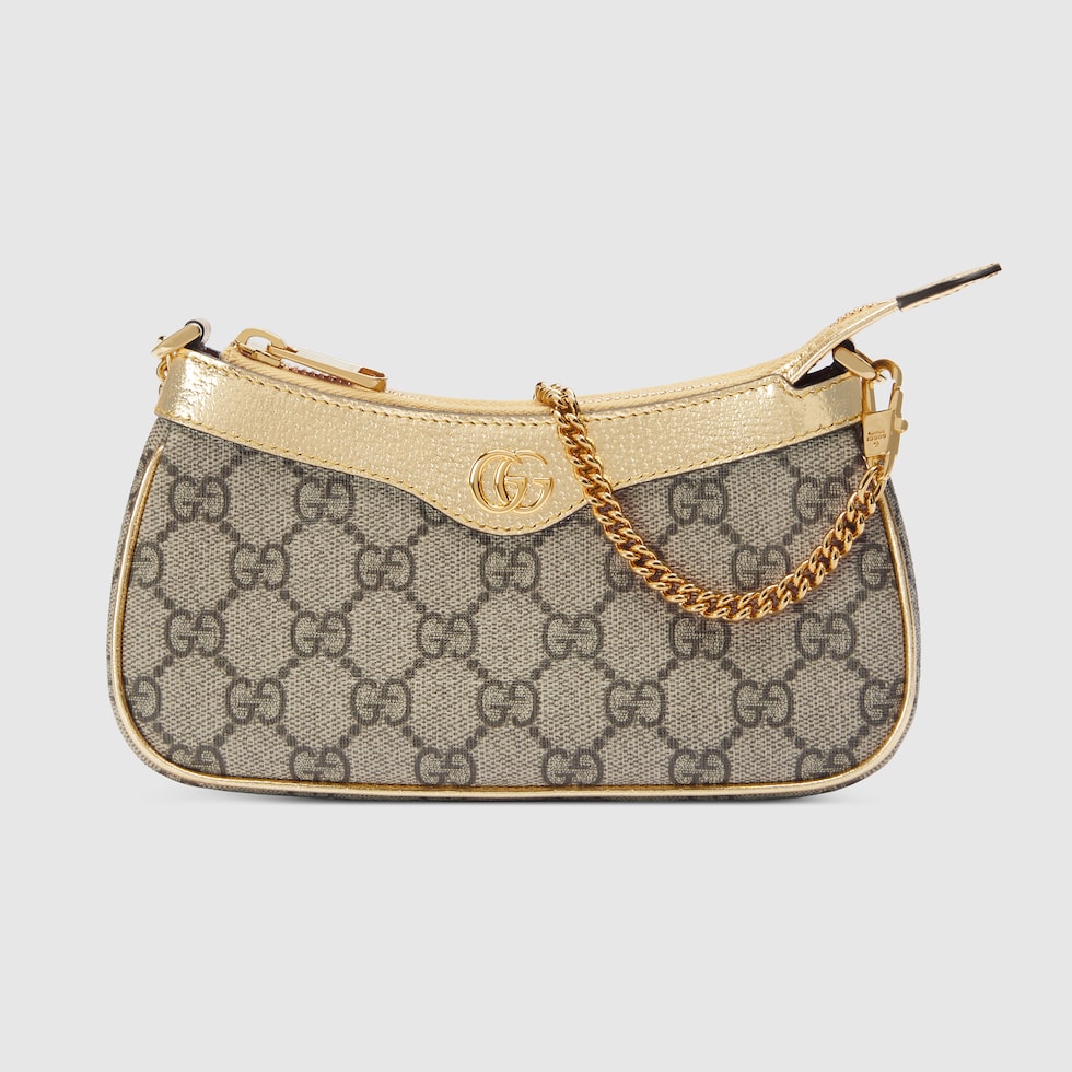 GUCCI　手袋 GG jumbo small slingbag in black leather | GUCCI® US