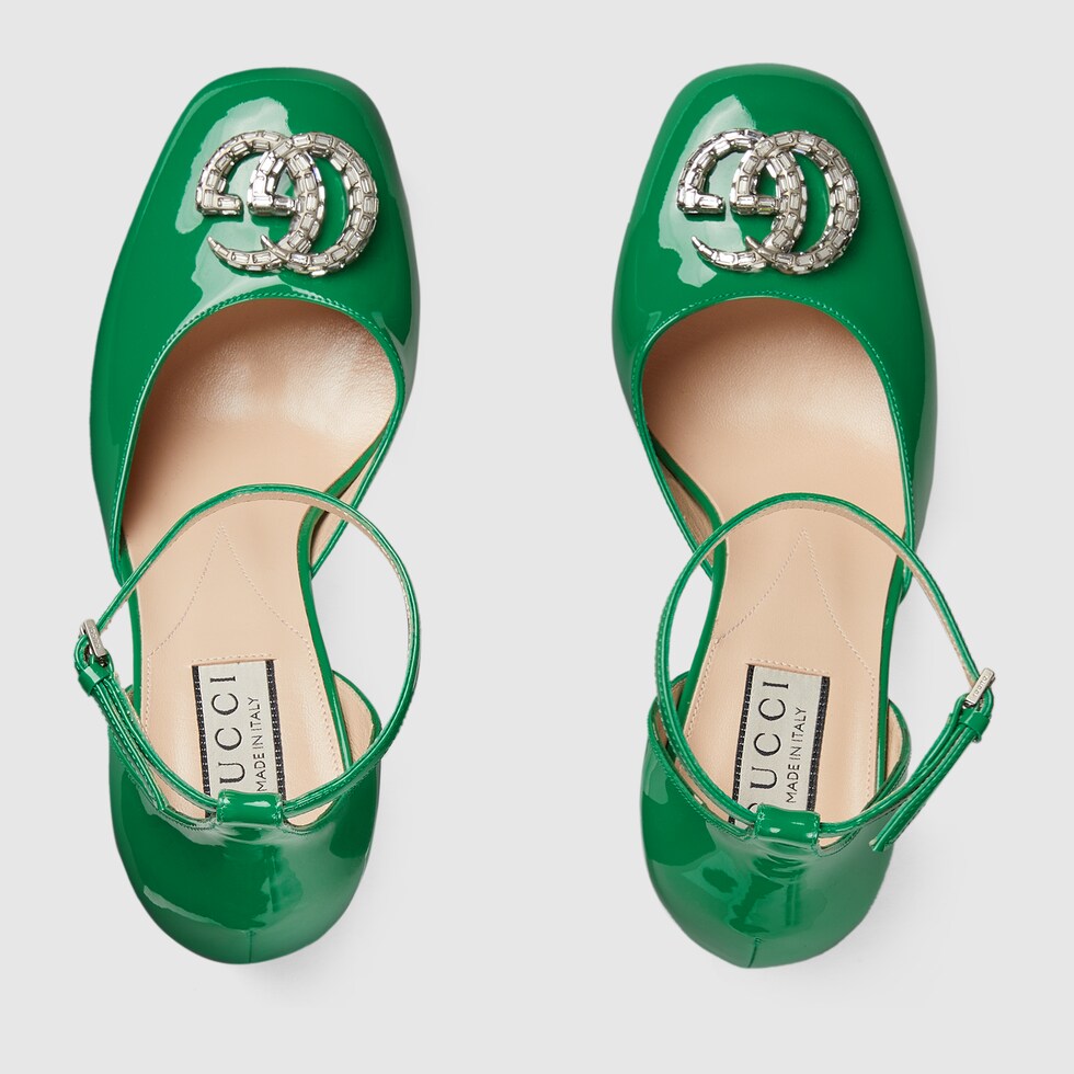 Gucci green pumps hot sale